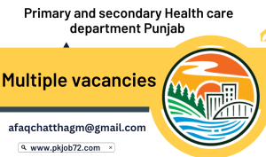 Primary and Secondary Health care department Punjab